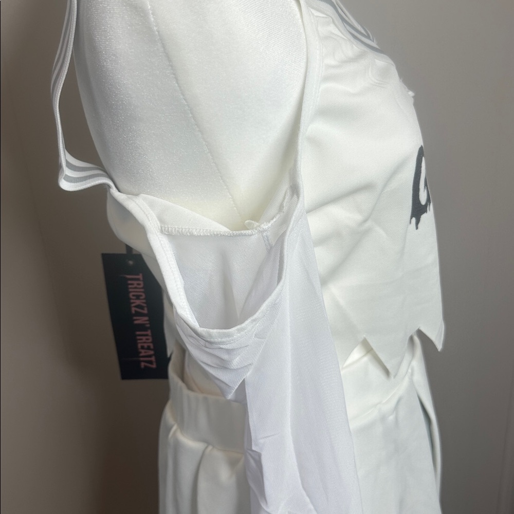 NWT Dolls Kill Ghostly Cheerleader Costume Set - Picture 5 of 14